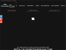 Tablet Screenshot of nowotarska24.com